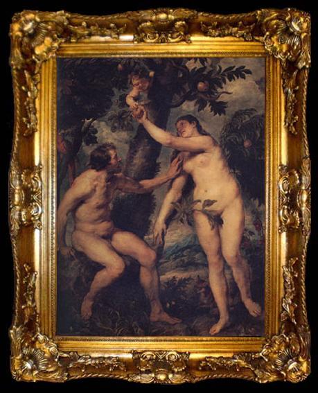 framed  Peter Paul Rubens The Fall of Man (mk01), ta009-2